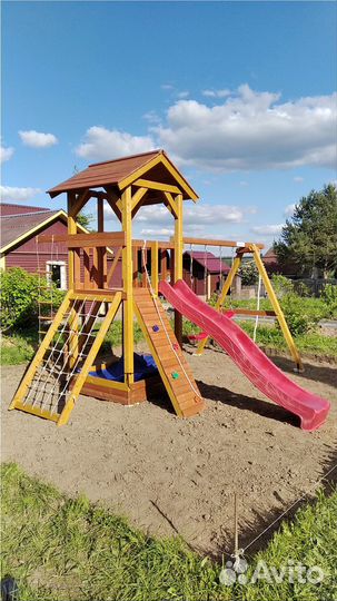 Детская площадка с установкой