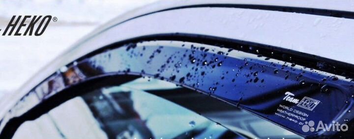 Дефлекторы ветровики вставные civic 4d