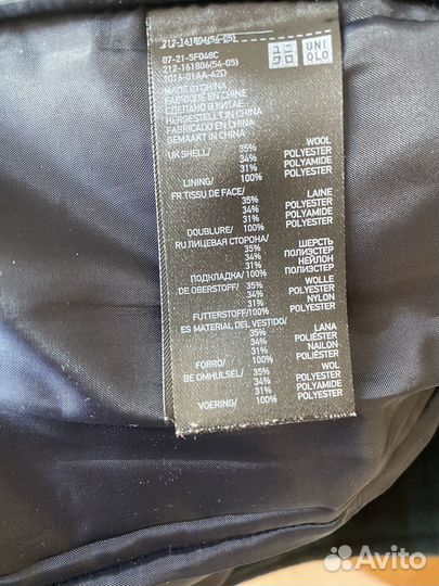 Пальто дафлкот Uniqlo р S