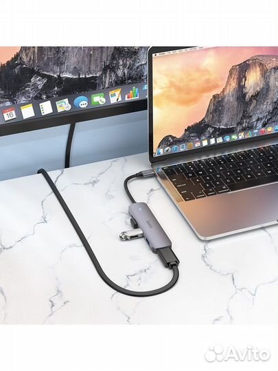 Type-C хаб 5в1 hoco HB27