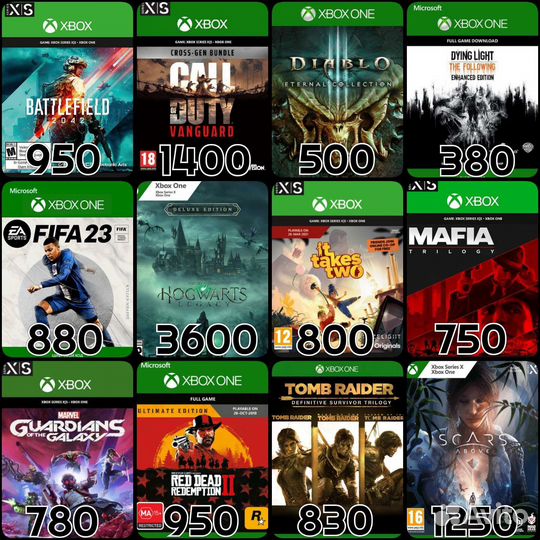 Игры на Xbox One & Xbox series