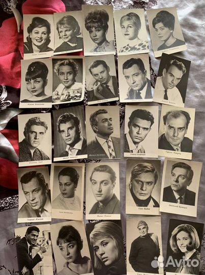 Открытки советские актеры СССР