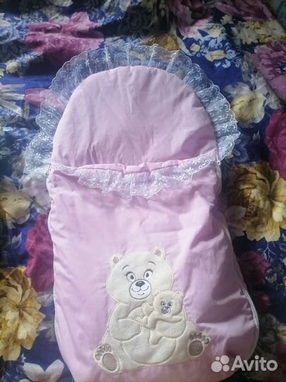 Конверт на выписку для девочки лето