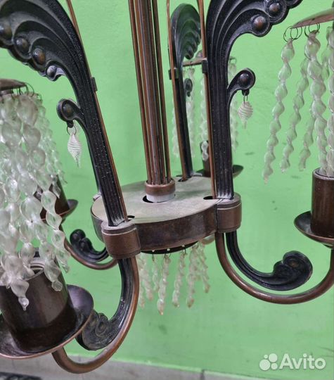 Хрустальная люстра, времён СССР