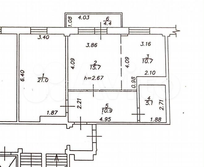 2-к. квартира, 67,8 м², 8/9 эт.