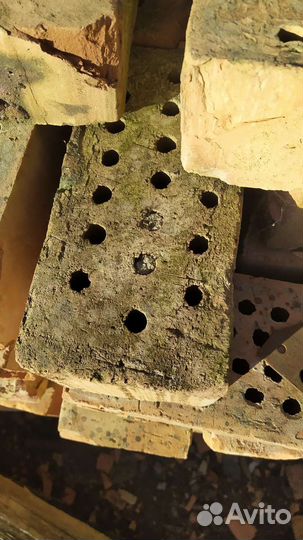 Кирпич пустотелый бу