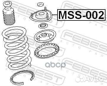 Опора переднего амортизатора, шт MSS002 Febest