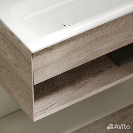 Тумба с раковиной Sancos Marmi 1.0 100 L дуб галиф