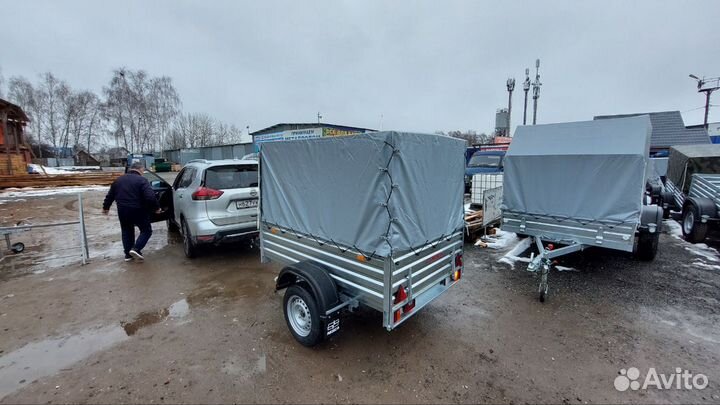 Прицеп легковой для автомобиля с тентом
