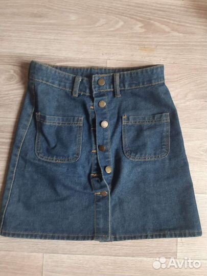 Юбка джинсовая