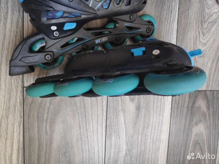 Роликовые детские коньки раздвижные 36размер