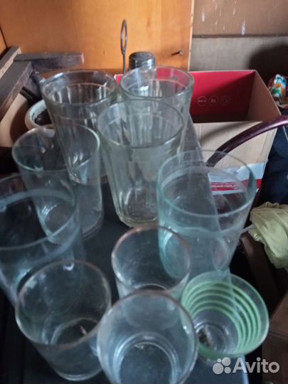 Стаканы граненые СССР