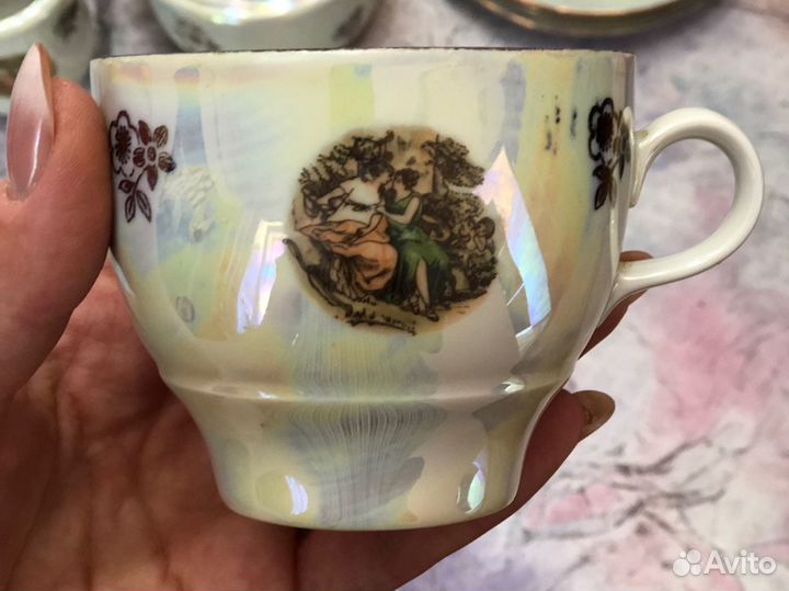 Кофейный чайный сервиз мадонна гдр