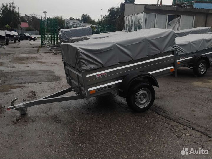 Прицеп Спутник 1912/48 низкий тент