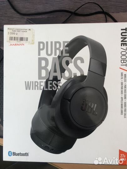 Беспроводные наушники JBL tune 700bt оригинал