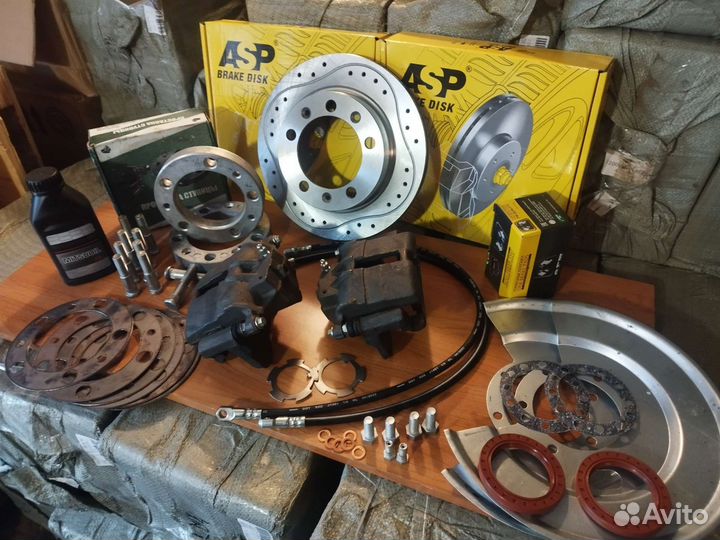 Дисковые тормоза УАЗ военные мосты