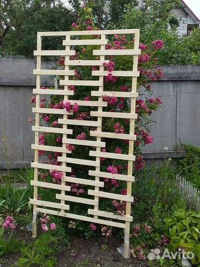 Шпалера деревянная, решётка