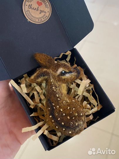 Брошки из шерсти