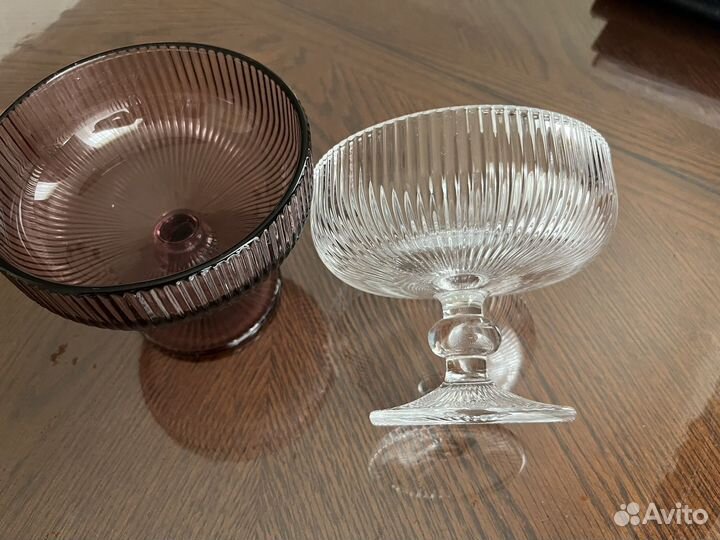 Конфетница на ножке, варенница, креманка