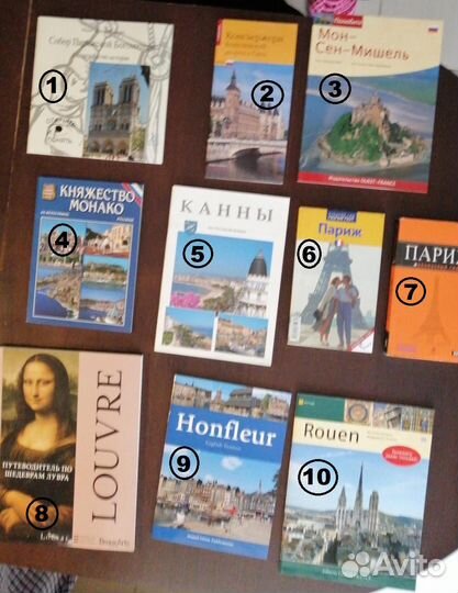 Путеводители по Парижу и Франции на русском и англ