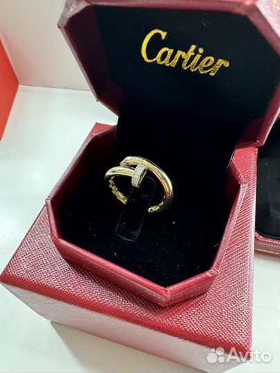 Золотое кольцо Cartier гвоздь