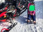Детские санки коляска с колесами объявление продам