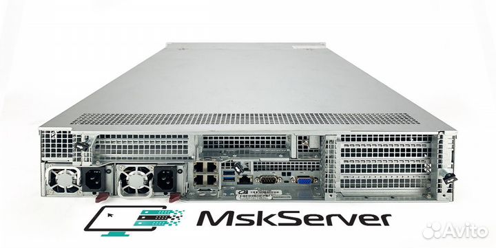 Сервер Supermicro 6028U-TR4 2x E5-2637v4 128Gb