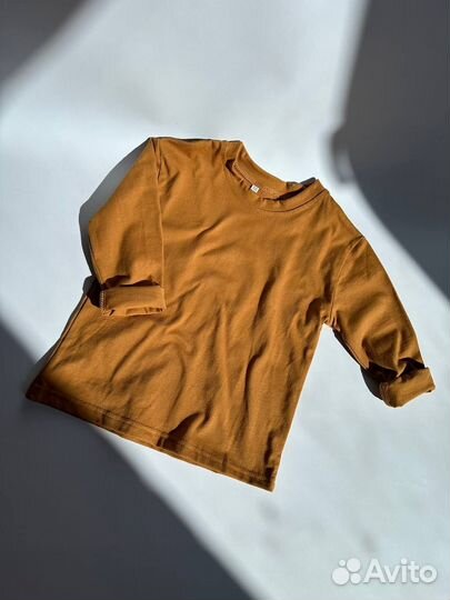 Лонгслив базовый 90,100,110