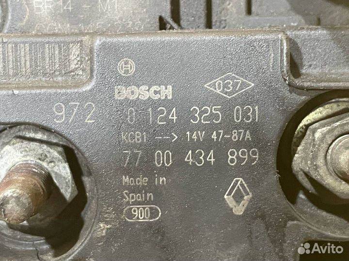 Генератор Renault Scenic (1996 - 1999) 0124325031