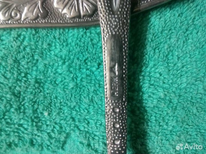 Столовые ложки СССР с чернением