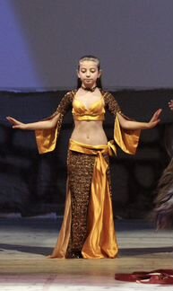 Костюм для восточного танца дети