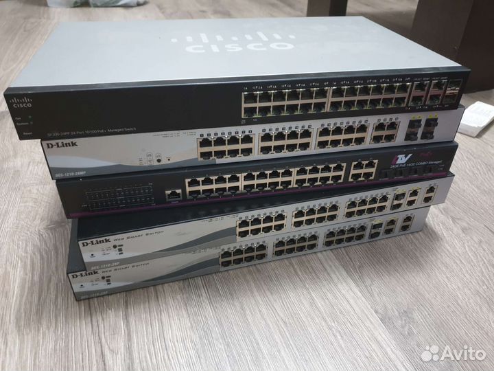 Коммутатор с poe cisco D-Link ltv