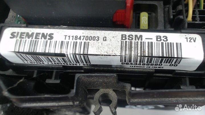 BSM Блок предохранителей Peugeot 206, 2004