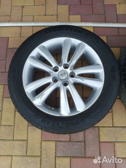 Литые диски с резиной 225/55 r18