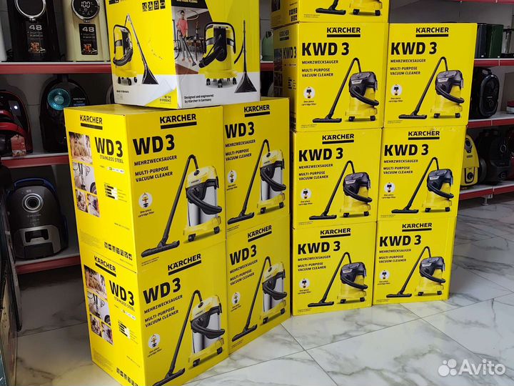 Пылесос karcher WD 3