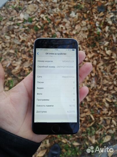 iPhone 6, 16 ГБ
