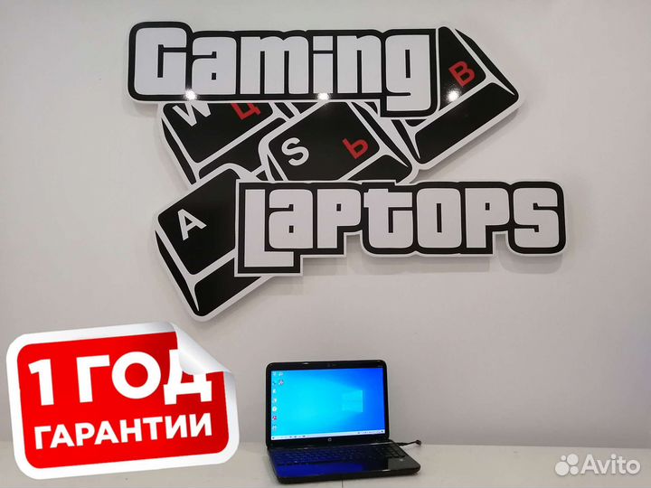 Шустрый ноутбук HP 15,6 A10 для офиса и дома SSD