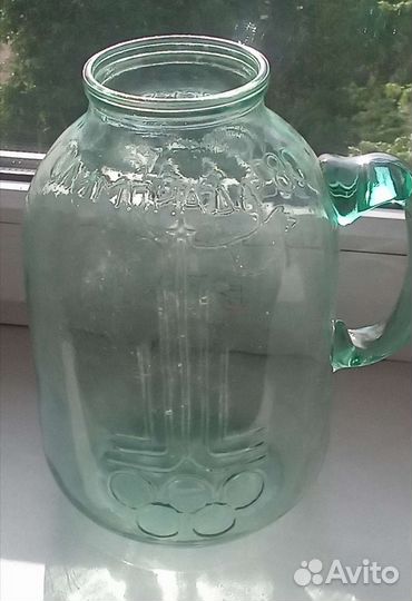 Банка 3л (баллон) с логотипом Олимпиады-80