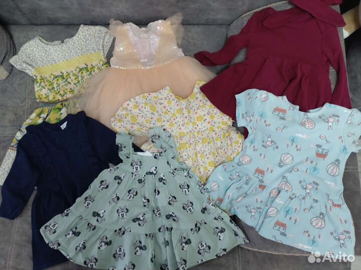Пакет брендовых вещей для девочки на годик