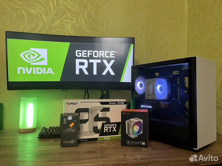 Игровой пк i5 10500/RTX3050 8gb/16gb/500gb