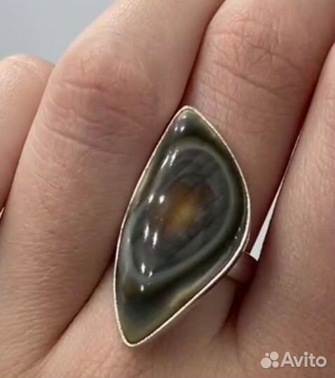 Серебряное кольцо с яшмой 