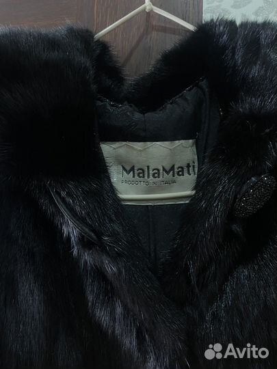 Шуба норковая с капюшоном