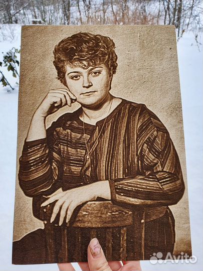 Выжигание портретов на дереве