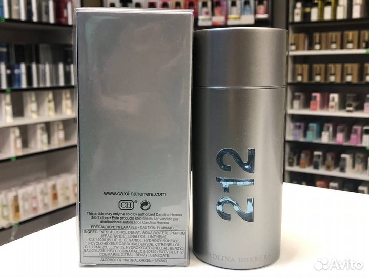 Мужской Carolina Herrera 212 Men EDT Каролина