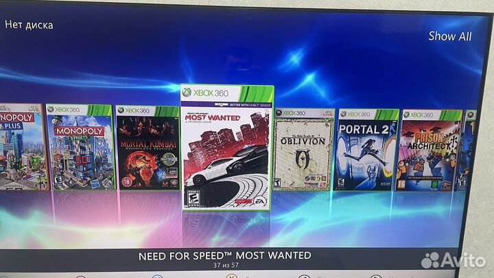 Xbox 360 slim freeboot 250 гб, 58 игр