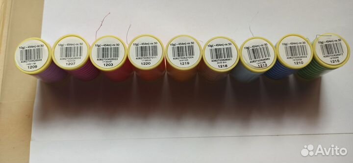 Нитки Anchor Cotton меланж для вышивки