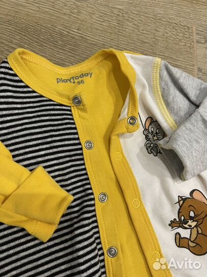 Боди детские р.56