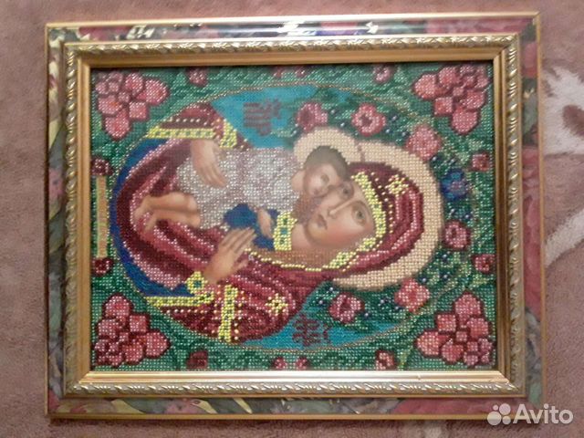 Икона Мазайка.стекло