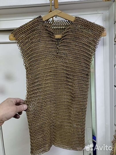 Кольчуга старинная, доспех.бронза