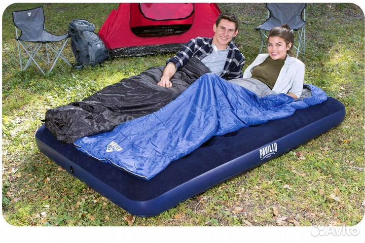 Надувной матрас 203х152х22см